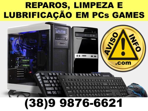 REPAROS, LIMPEZA E LUBRIFICAÇÃO EM PCs GAMES [A combinar] - Image 2