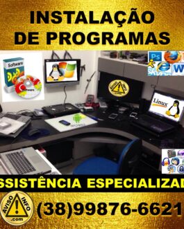 INSTALAÇÃO DE PROGRAMAS [A combinar]