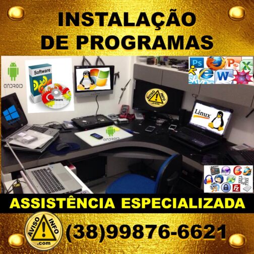 INSTALAÇÃO DE PROGRAMAS [A combinar]