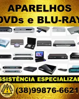 CONSERTO DE APARELHO DVD e BLU-RAY [A combinar]