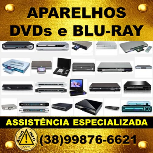 CONSERTO DE APARELHO DVD e BLU-RAY [A combinar]